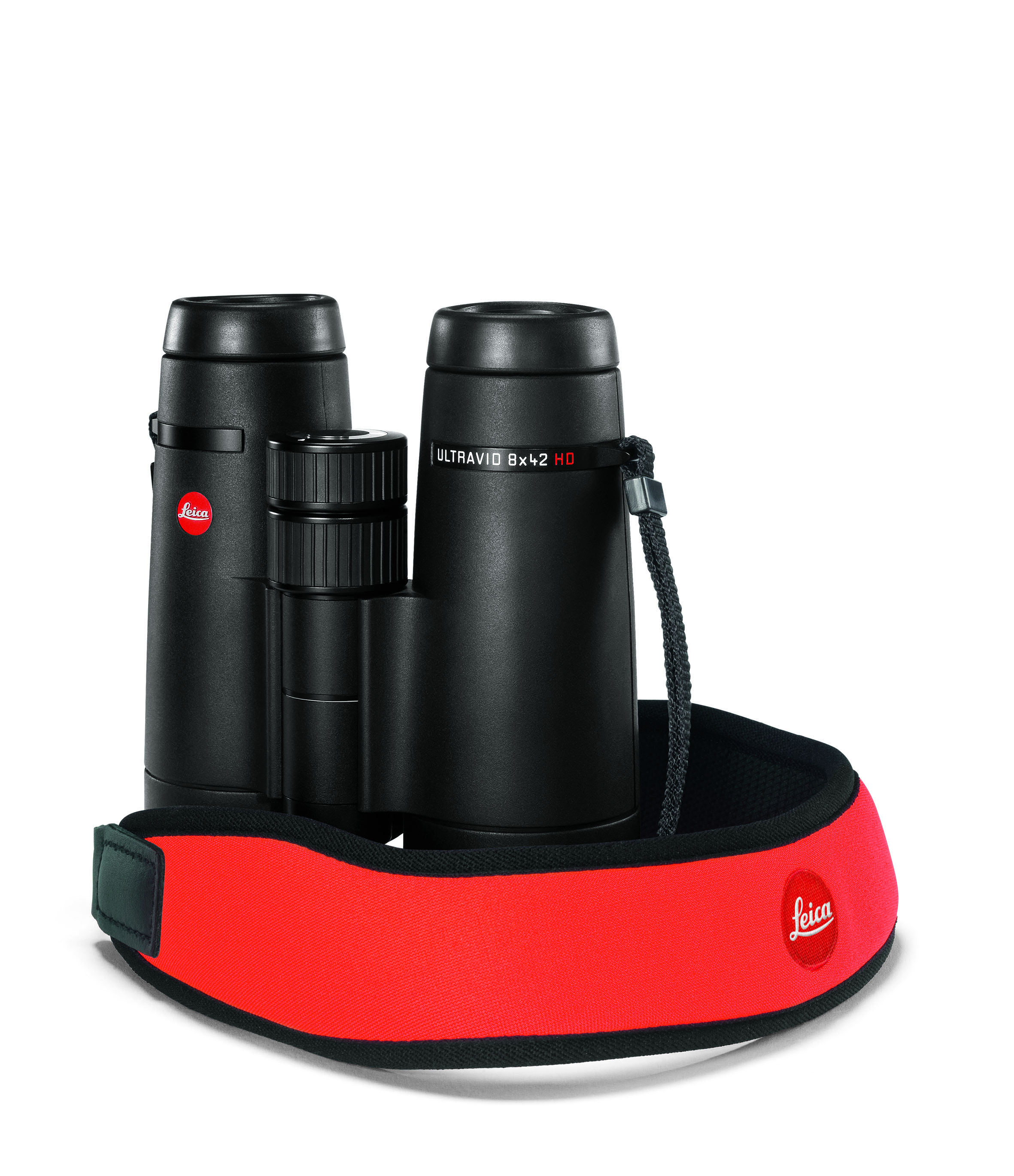 Sangle en néoprène pour jumelles Leica, orange vif
