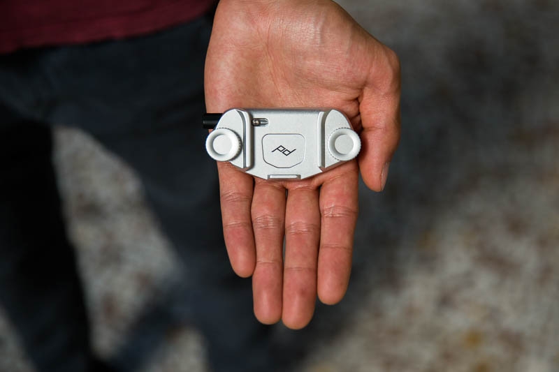 Peak Design Capture Clip v3 avec plaque standard - Argent - Clip pour appareil photo