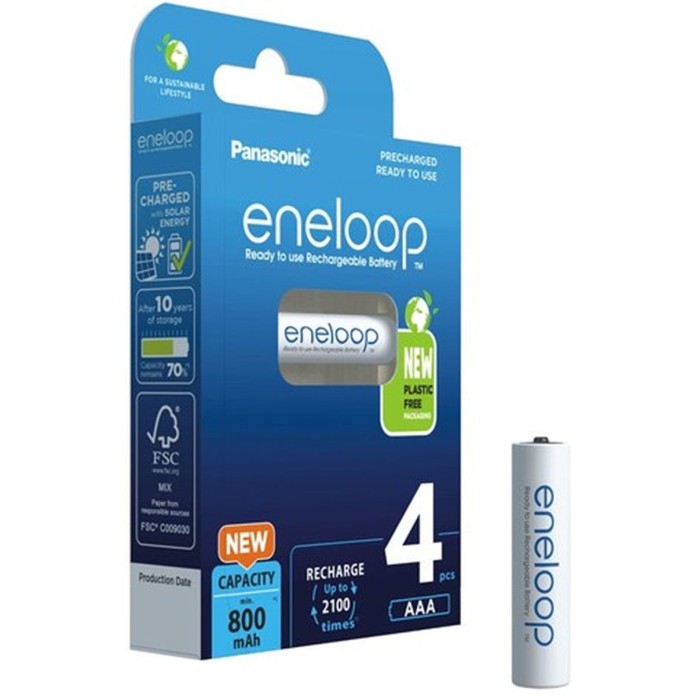 Panasonic eneloop AAA 800 mAh 4er Pack