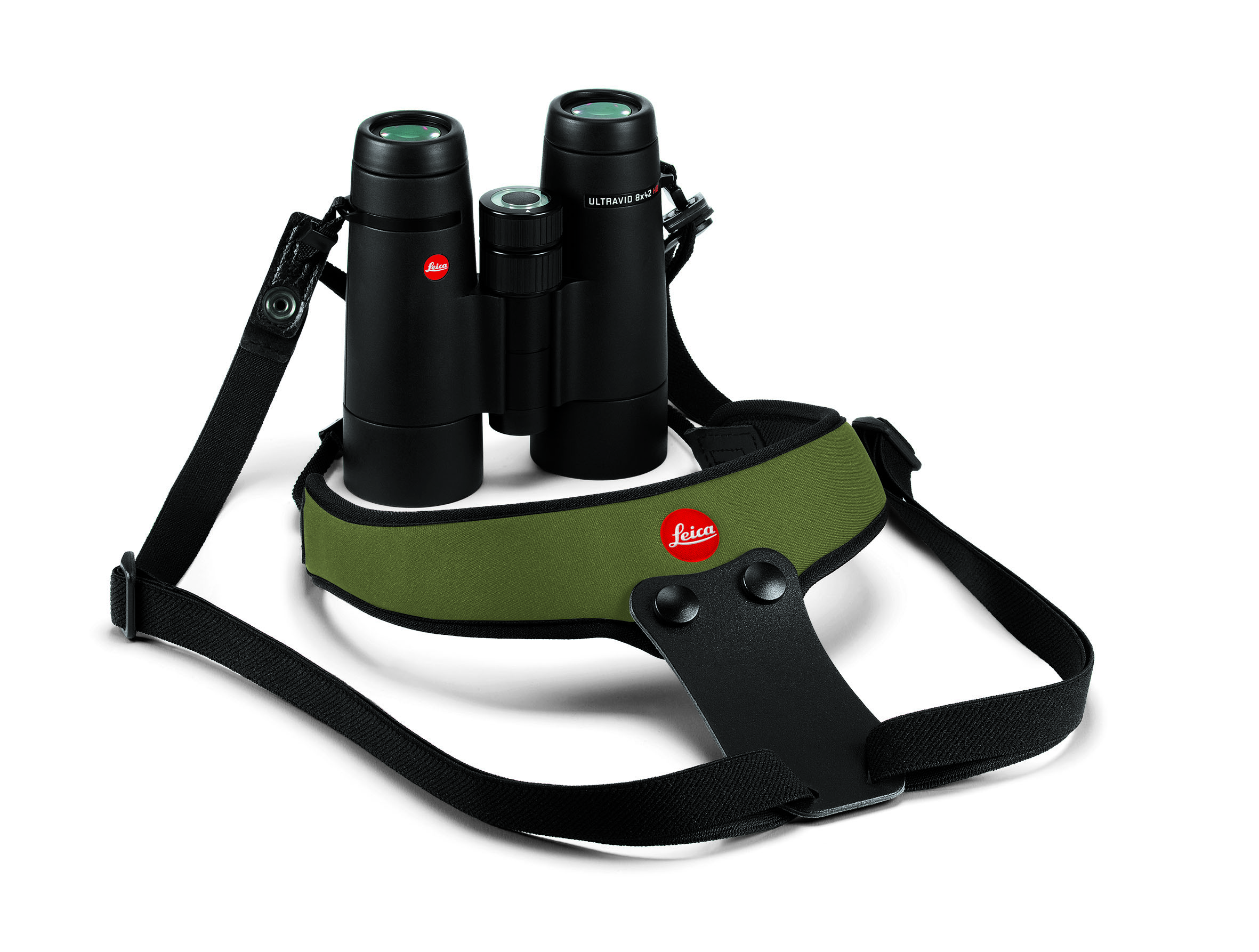 Sangle en néoprène Leica « Sport » pour jumelles, vert olive