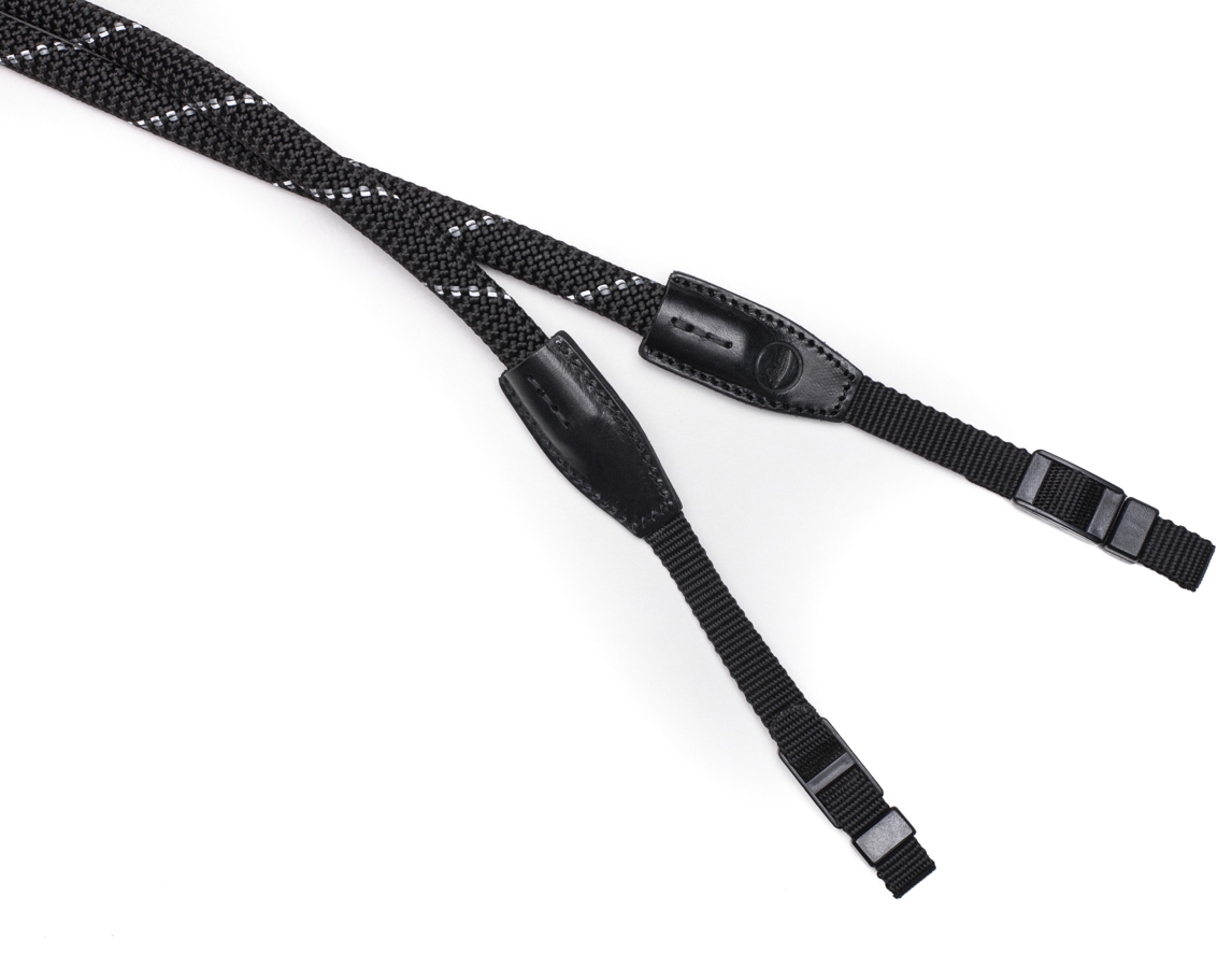 Leica Rope Strap, black reflective, 126cm, SO (schlaufe)