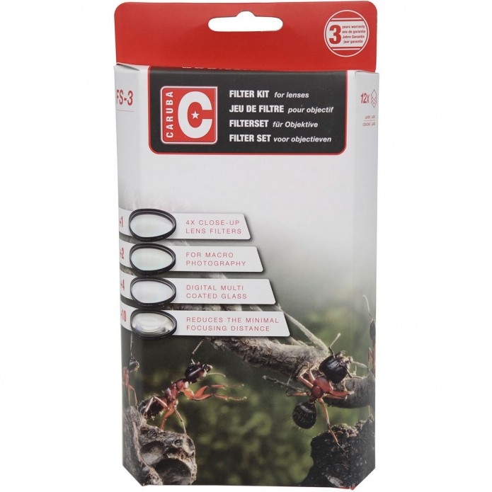 Caruba Close-Up Filter Kit 58 mm (+1, +2, +4, +10)