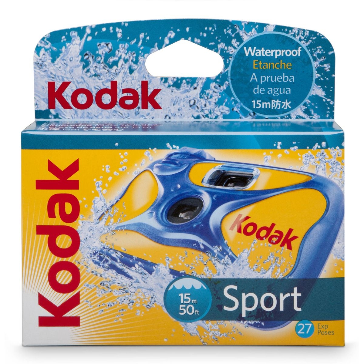 Kodak Sport Einwegkamera – analoge Unterwasserfotos bis 15 Meter