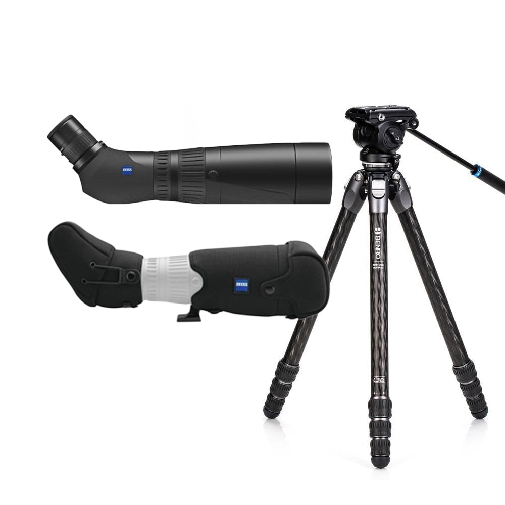 ZEISS Victory HARPIA 22–65x85 Set Travel-Kit+ inkl.( Zeiss Tasche + Benro Tortoise Carbon TTOR34CLVS4PRO