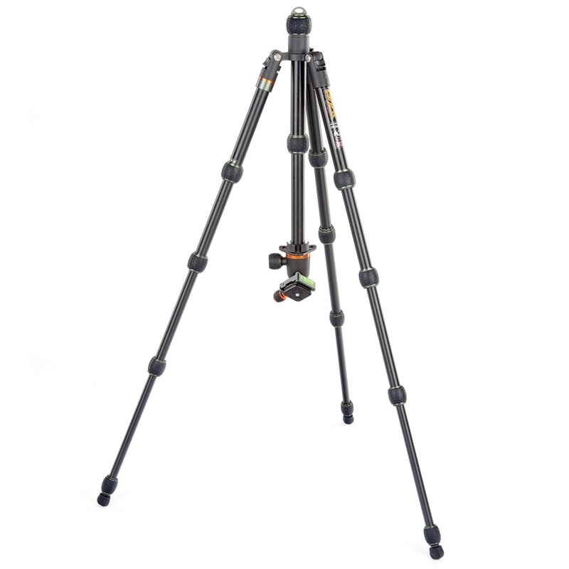 Trépied de voyage compact « Punks Corey » de 3 Legged Thing en aluminium avec rotule AirHed Neo, monopode inclus