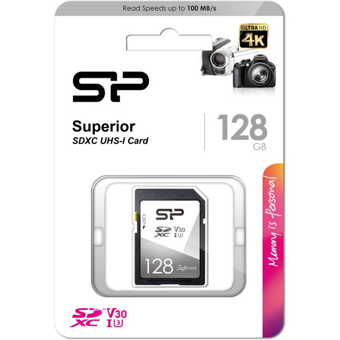 Silicon Power Superior 64 GB – leistungsstarke SDXC-Speicherkarte für Foto und Video Kopie