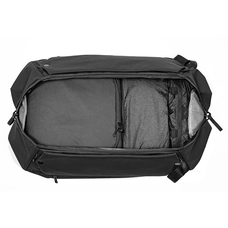 Sac de voyage Peak Design Travel Duffelpack 65 L avec bretelles de sac à dos - Noir