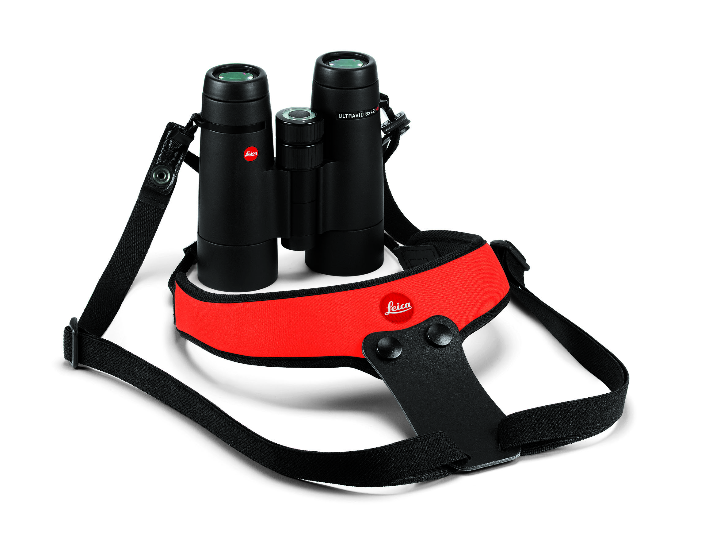 Sangle en néoprène Leica pour jumelles « Sport », orange vif