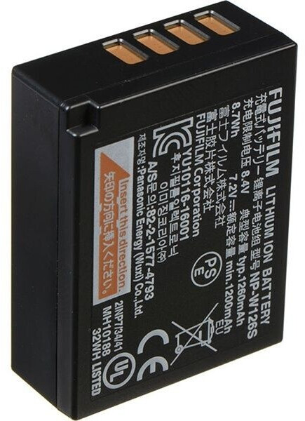 Batterie lithium-ion d'origine Fujifilm NP-W126s