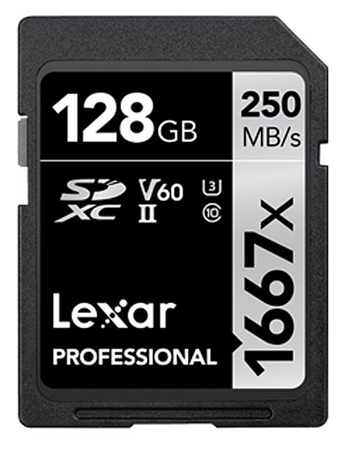 Lexar Professional 1667x SDXC 128 Go