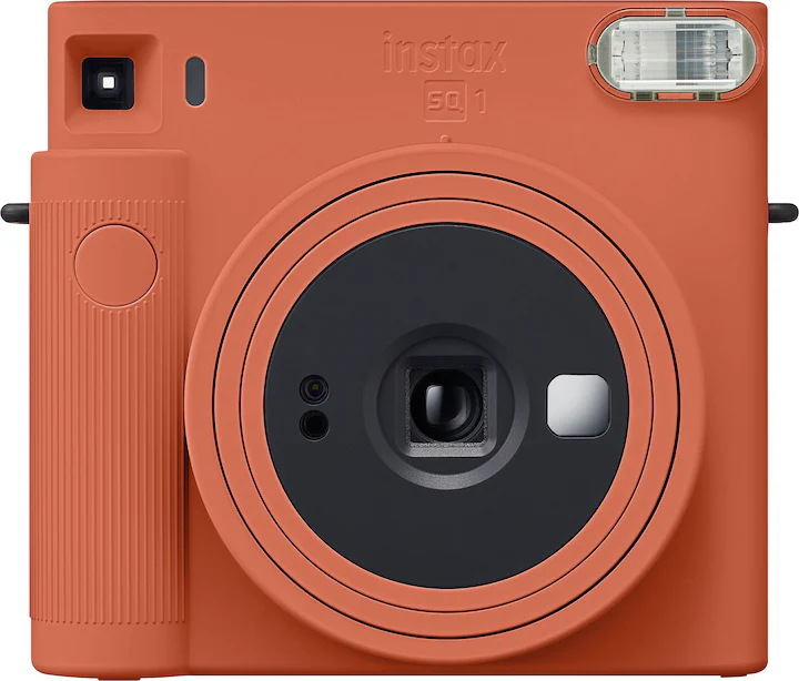 Appareil photo instantané Fujifilm Instax SQ 1, couleur orange terracotta