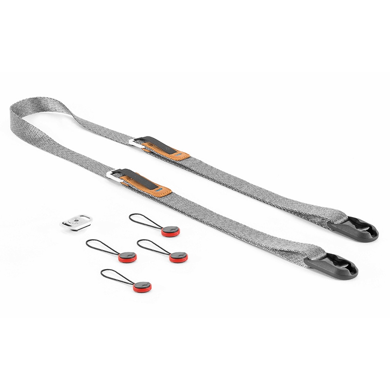 Peak Design Leash Ash - Sangle multifonctionnelle pour appareils photo hybrides, reflex d'entrée de gamme, etc.