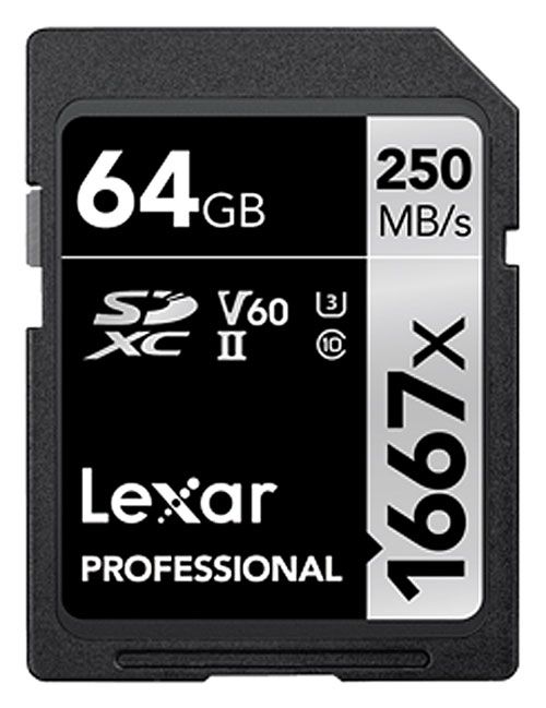 Lexar Professional 1667x SDXC 64 Go