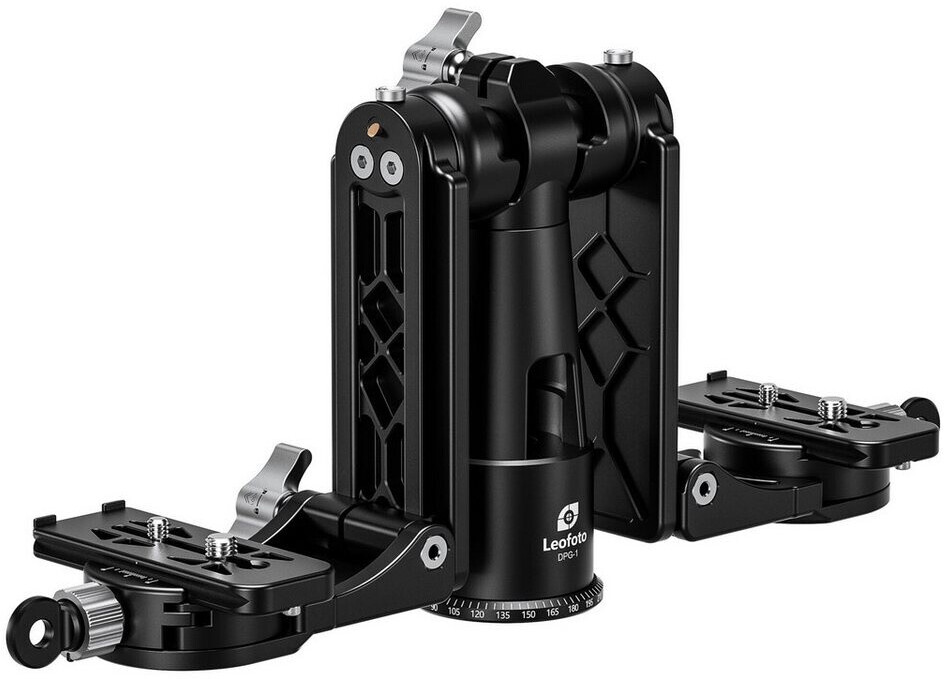Leofoto DPG-01 Doppel-Gimbal – Dual Camera Gimbal Head für schwere Teleobjektive