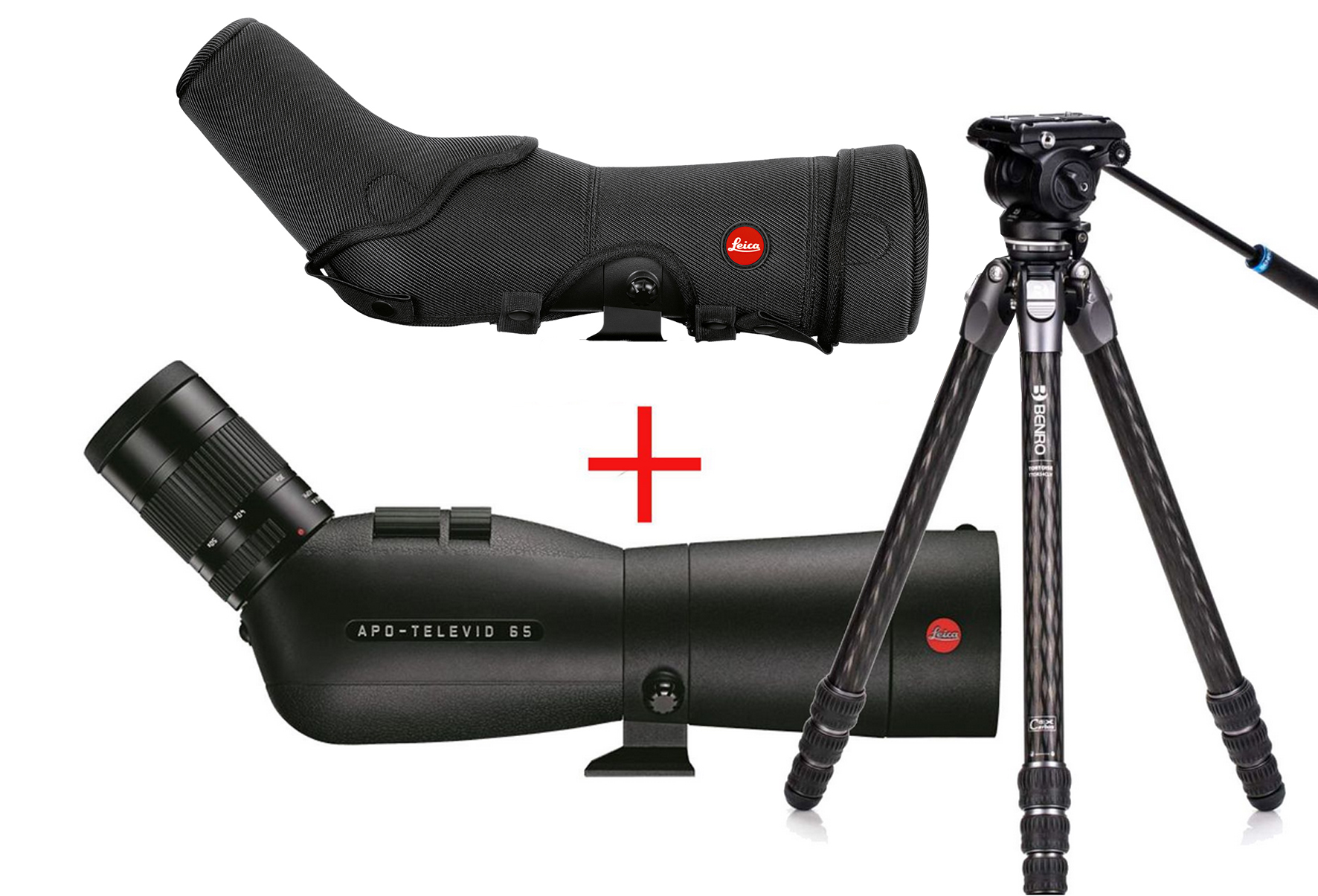 Leica APO-Televid 65 W Kit mit Vario Okular 25-50 x WW ASPH. Travel-Kit+ inkl.( Leica Tasche + Benro Tortoise Carbon TTOR34CLVS4PRO