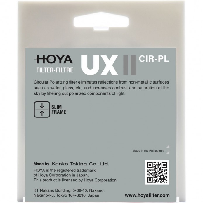 Filtre Hoya 77,0 mm UX Cir-PL II