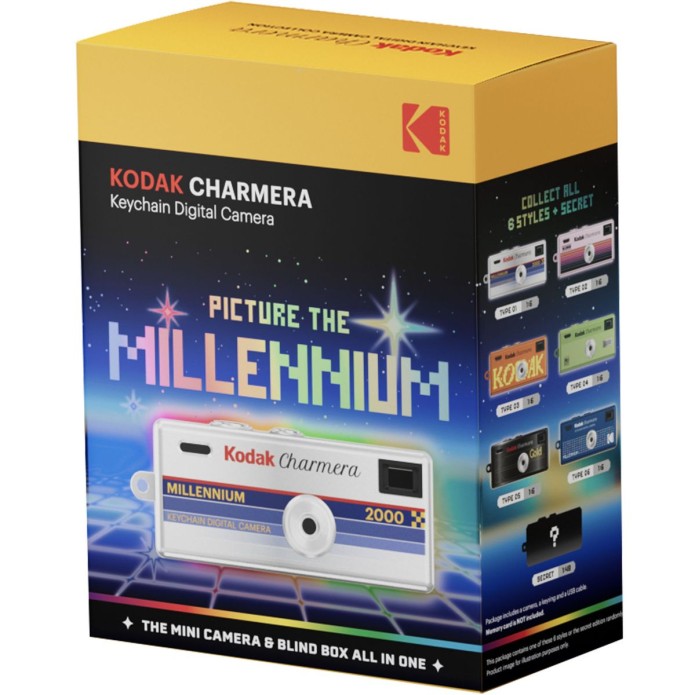 KODAK Charmera MILLENNIUM – Mini-Digitalkamera als Schlüsselanhänger