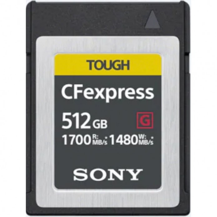 Carte CFexpress Sony Type B 512 Go R1700/W1480