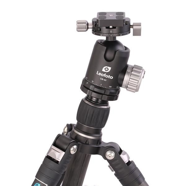 Leofoto Traveler LE-284C+ et rotule CB-40