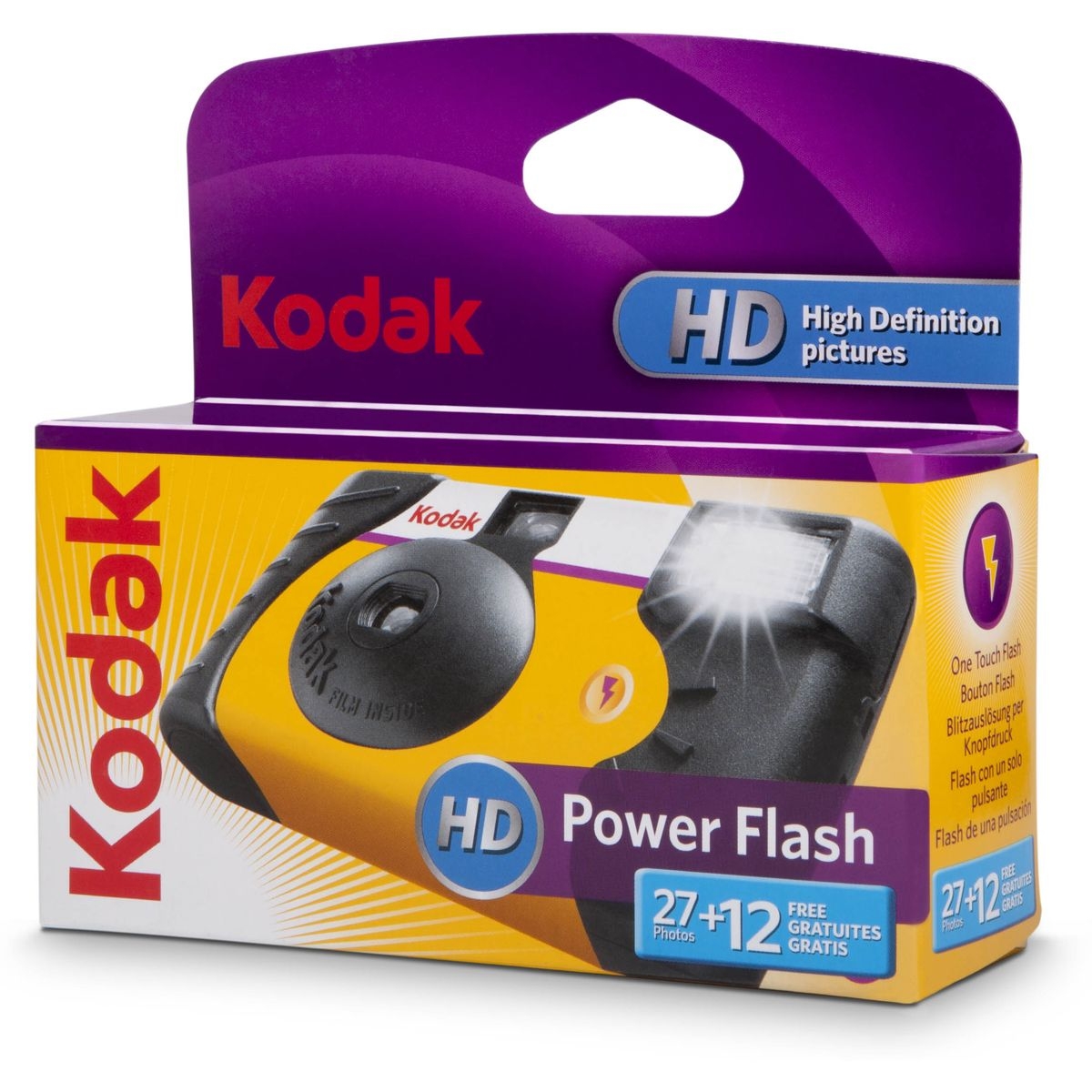 Kodak Power Flash 27 + 12 Bilder Einwegkamera