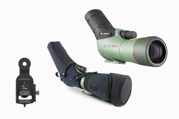 Kowa TSN-55A Prominar 17-40x Travel-Kit (inkl. Tasche + Vario Scope Adapter)