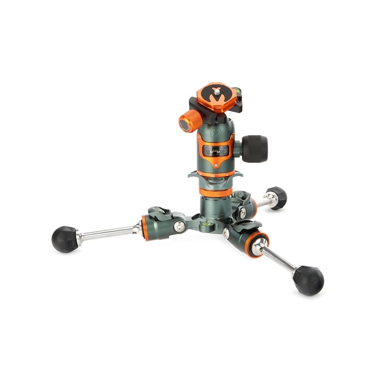Trépied Bucky « Legends » de 3 Legged Thing avec AirHed, couleur VU Grey
