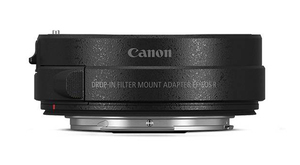 Adaptateur à baïonnette Canon EF-EOS R avec filtre enfichable (V-ND)