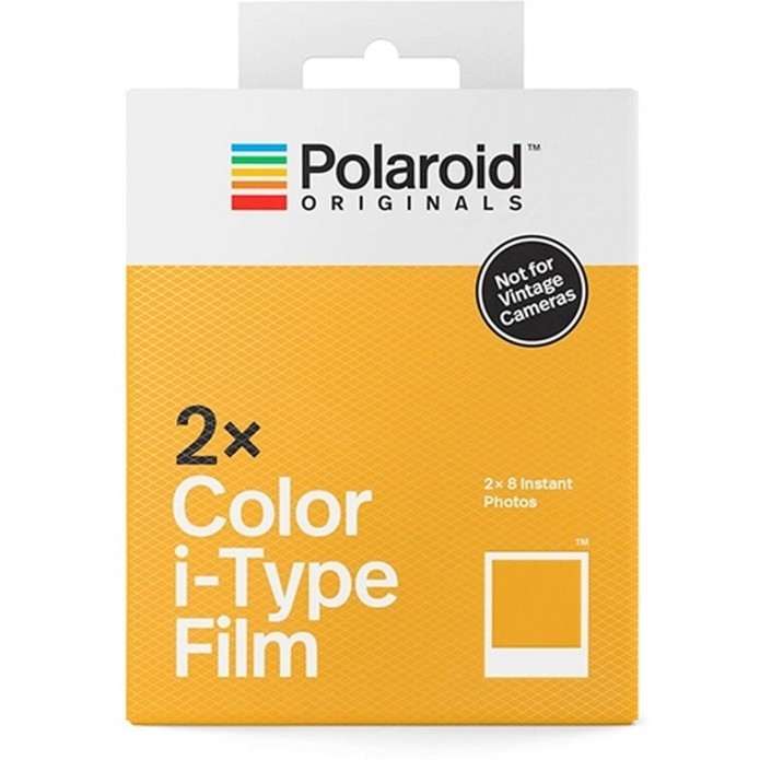 Lot de deux paquets Polaroid Color i-Type Standard (16 photos instantanées)