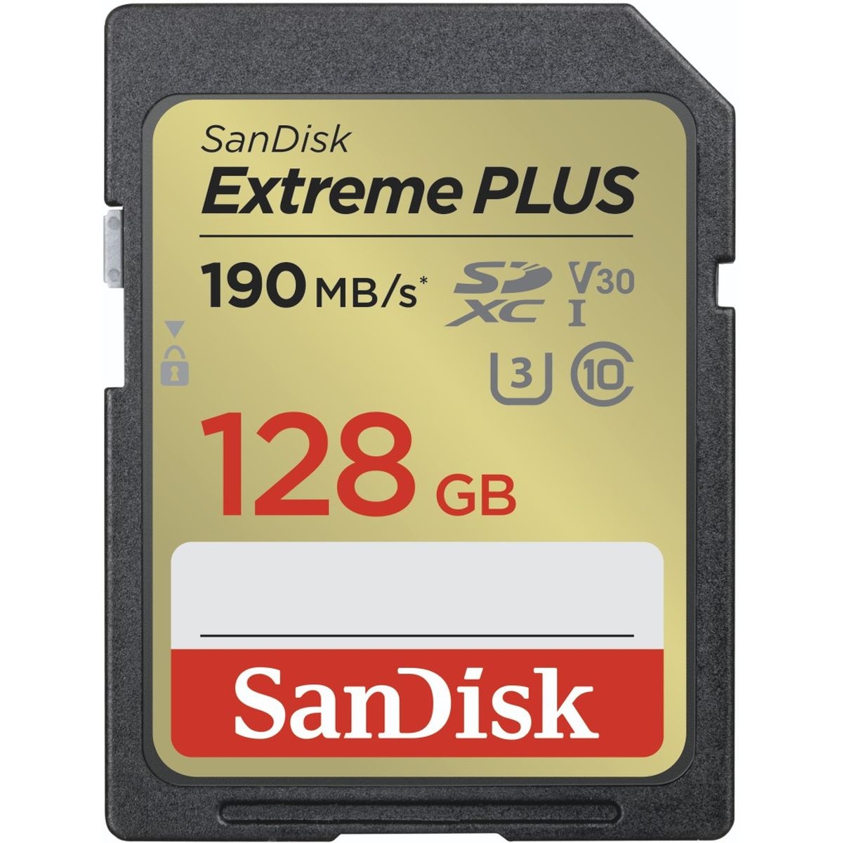 SanDisk Extreme Plus SDXC 190 MB/s UHS-I V30 128GB