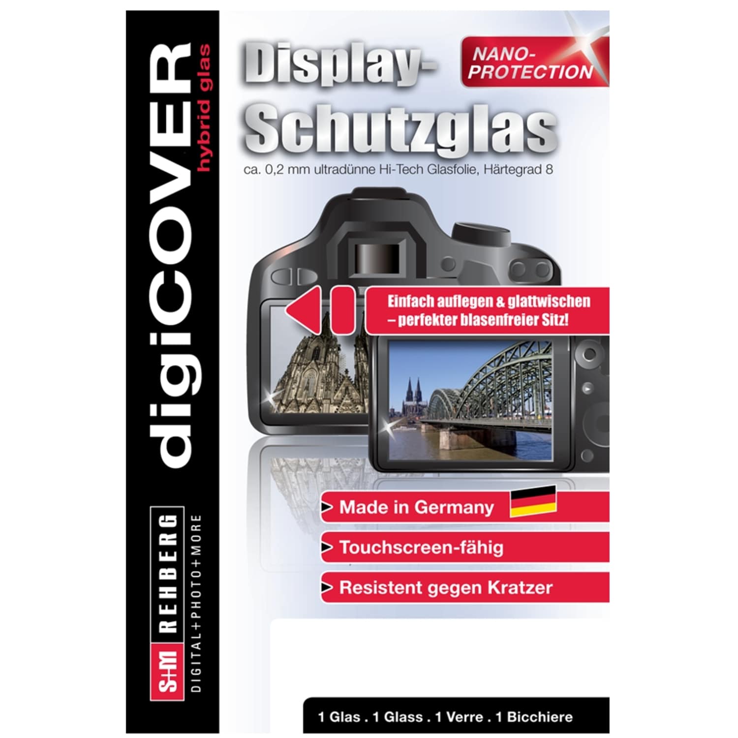 S&M digiCOVER Display Hybrid Glas