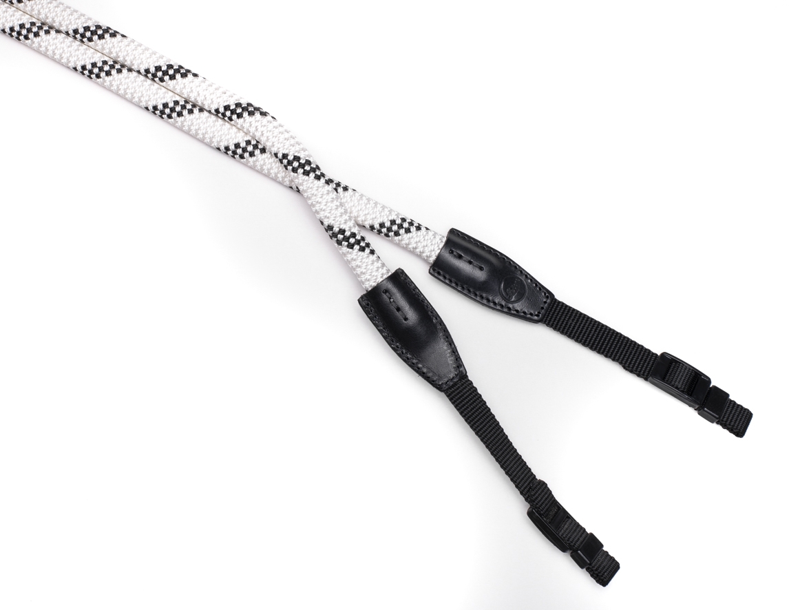 Leica Rope Strap, white and black, 100cm, SO (Schlaufe)