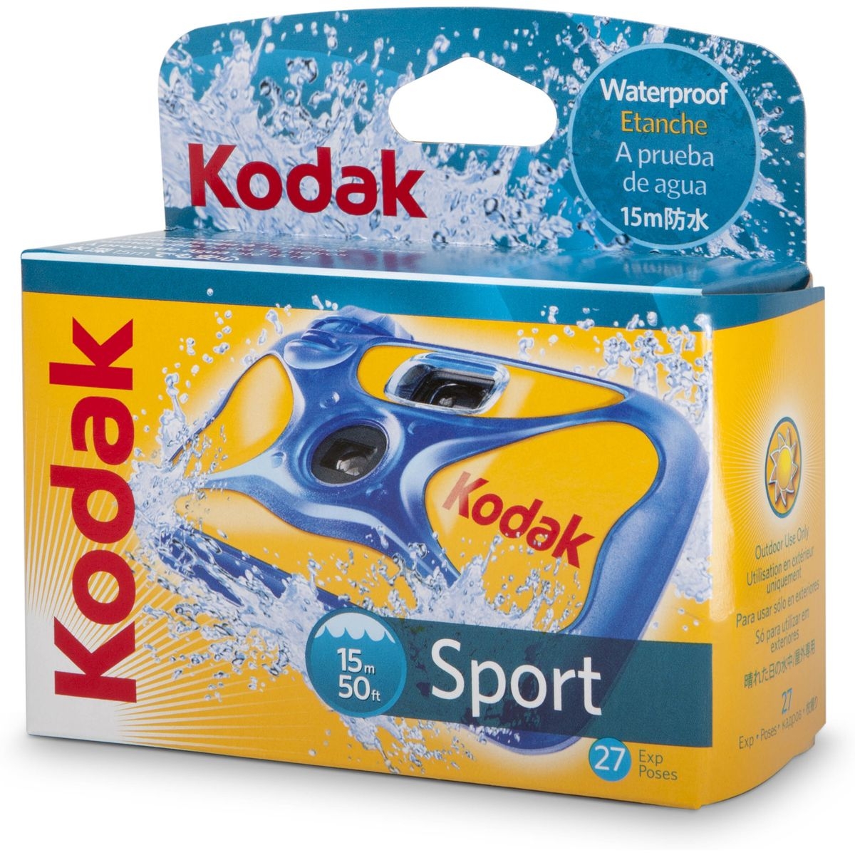 Kodak Sport Einwegkamera – analoge Unterwasserfotos bis 15 Meter