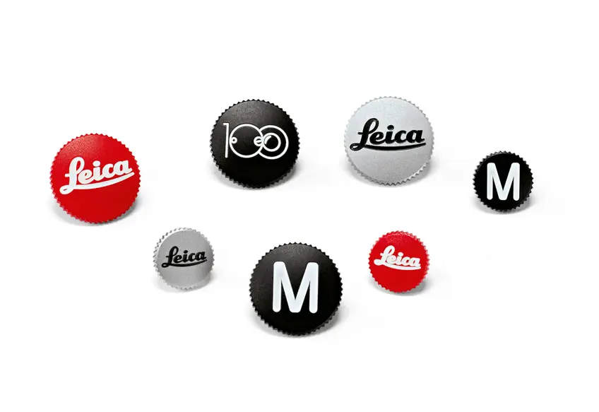 Leica Camera Soft Release Knopf "M" 12mm, schwarz - Auslöseknopf