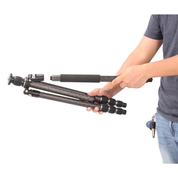 Leofoto Traveler LE-254C+ avec rotule CB-34