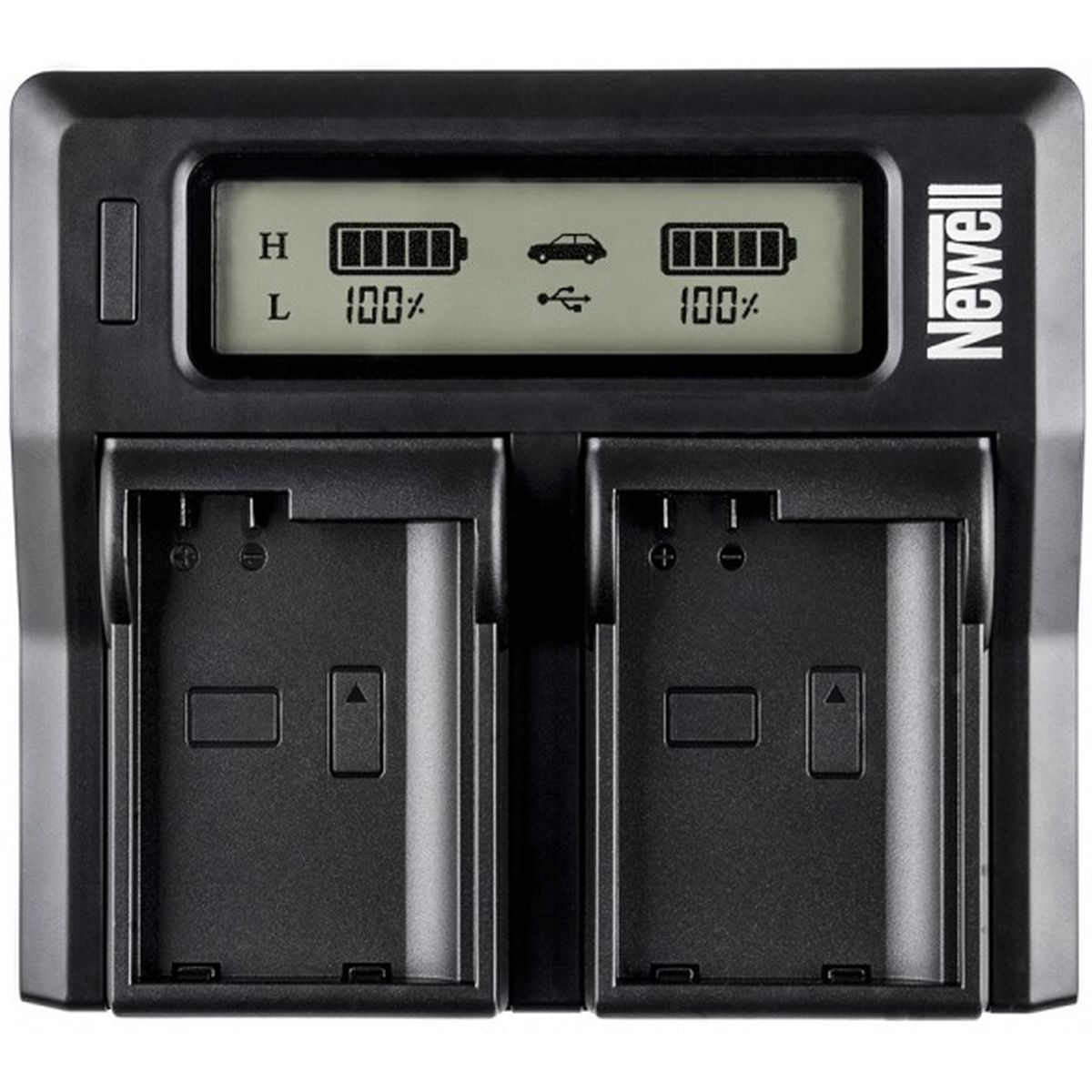 Newell DC-LCD Zweikanal-Ladegerät für Sony NP-F / NP-FM Akkus