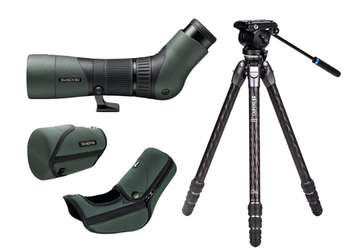 Swarovski ATX 25-60x65 (Travel-Kit inkl. Swarovski SOC Tasche + Benro Tortoise Carbon TTOR34CLVS4PRO)