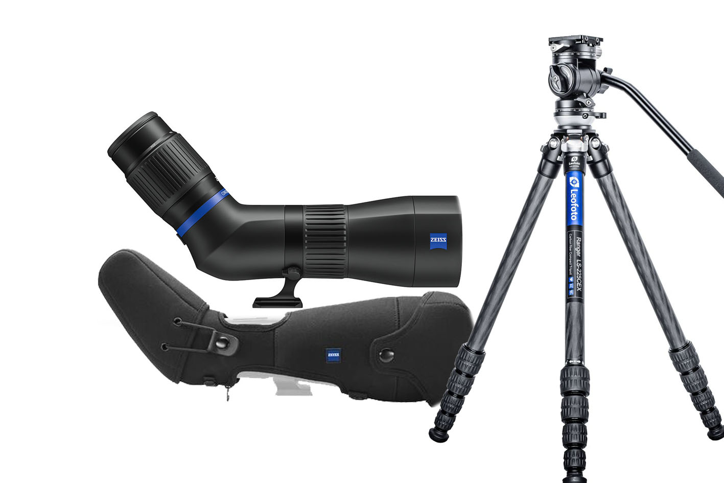 ZEISS Conquest Apia 65 Spektiv Set mit 20-50x Okular & Carbon-Stativ