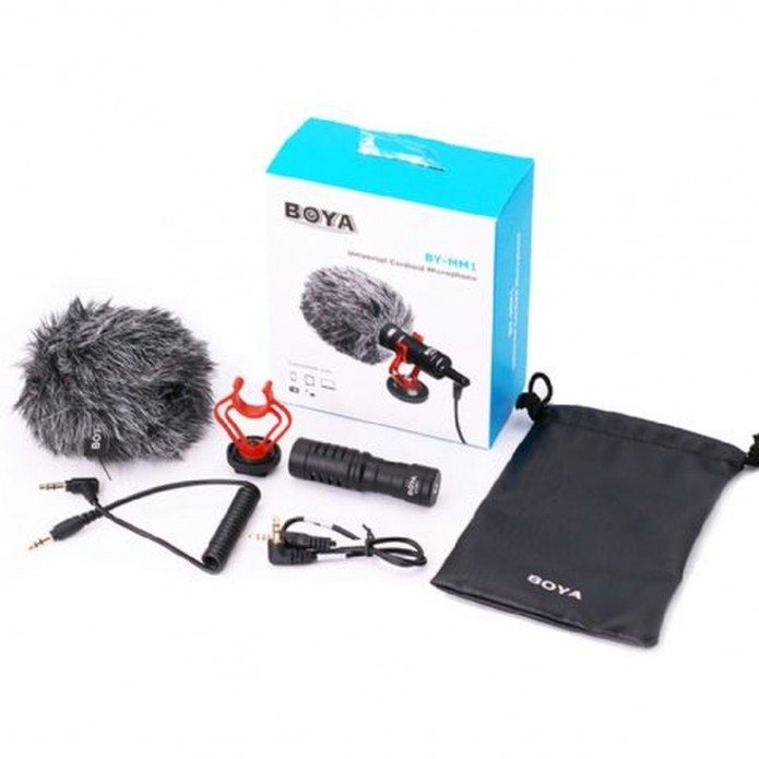 Microphone directionnel Boya Universal Compact Shotgun BY-MM1