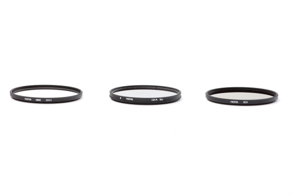Kit de filtres numériques Hoya 49,0 mm II avec filtres UV, CPL et ND8