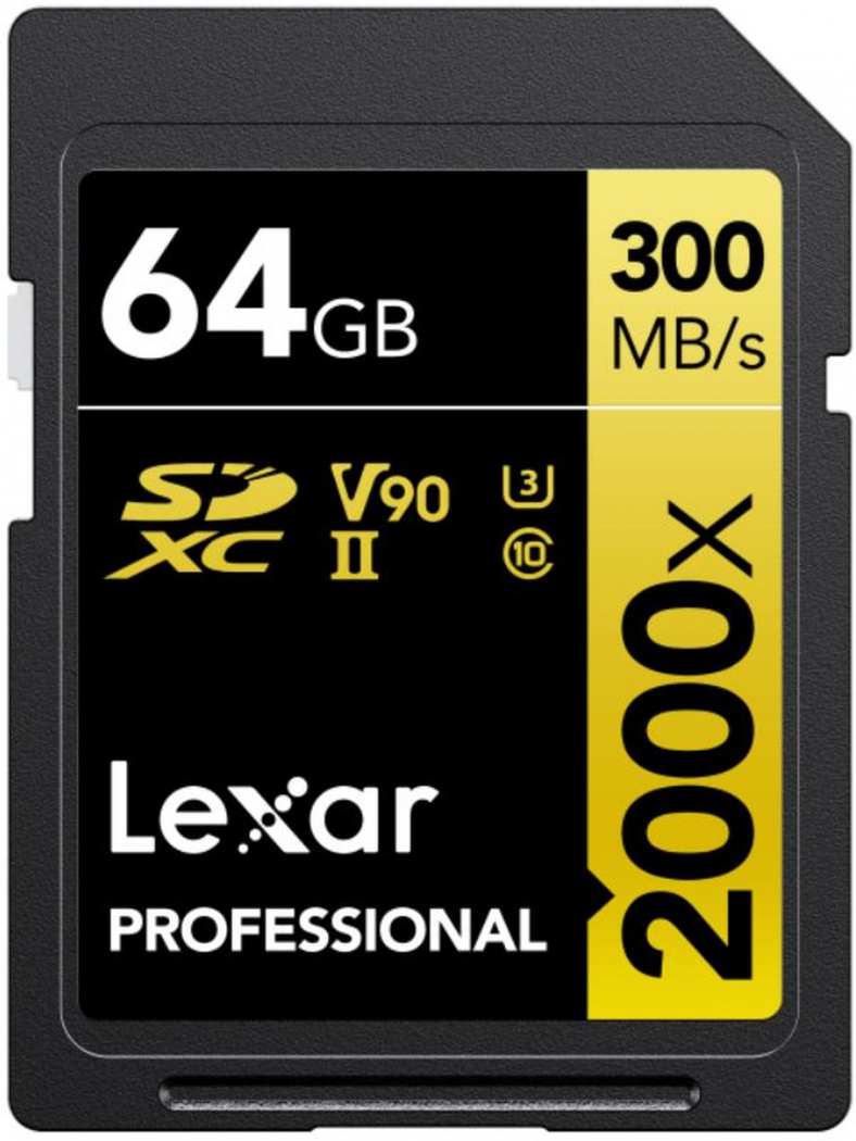 Lexar Professional 2000x SD SDXC 64 Go