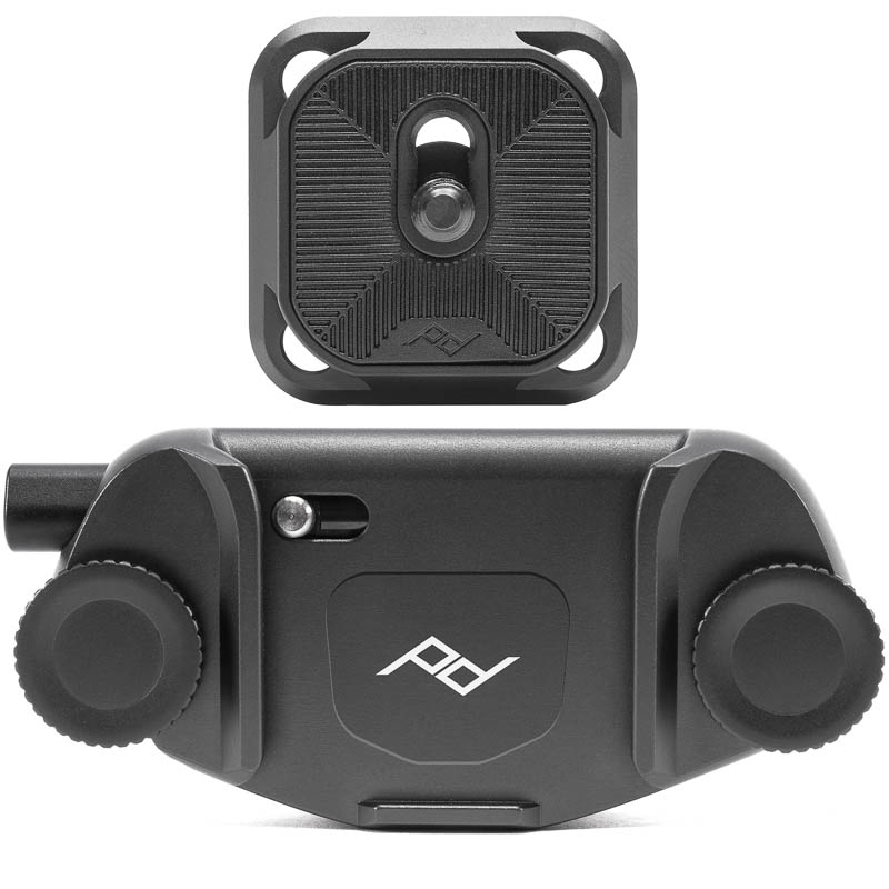 Peak Design Capture Clip v3 avec plaque standard - Noir - Clip pour appareil photo