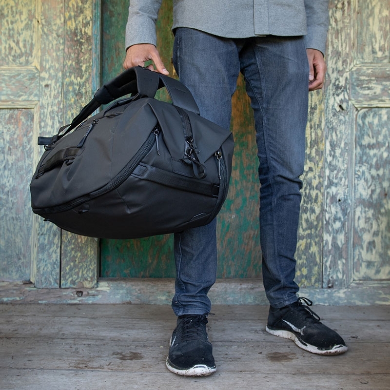 Sac de voyage Peak Design Travel Duffelpack 65 L avec bretelles de sac à dos - Noir