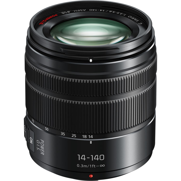 Objectif Panasonic Lumix G Vario 14-140 mm F3,5-5,6 II ASPH. Power O.I.S. Micro Four Thirds
