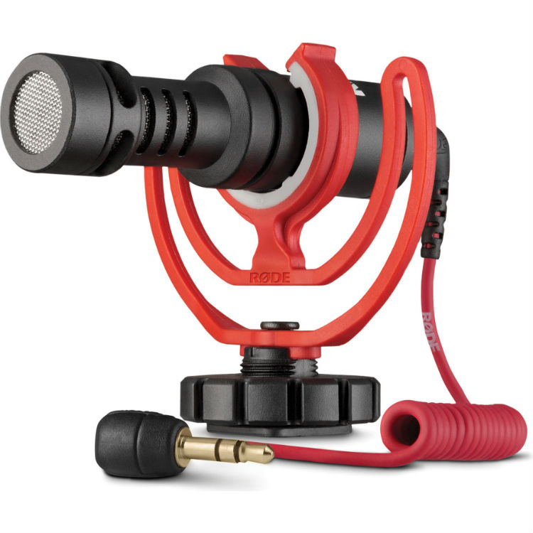 Microphone compact RØDE VideoMicro à fixer sur la caméra – Un son professionnel pour la caméra, le vlogging et la vidéo