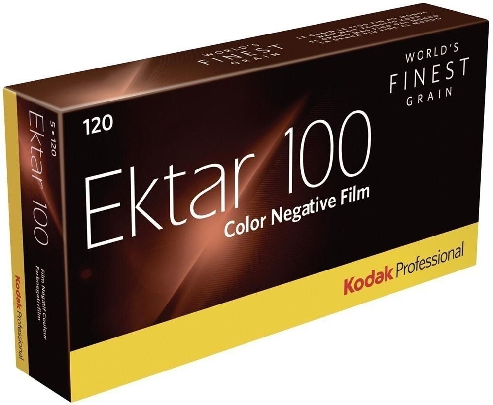 Film négatif couleur Kodak Ektar 100, format 120, ISO 100 – lot de 5