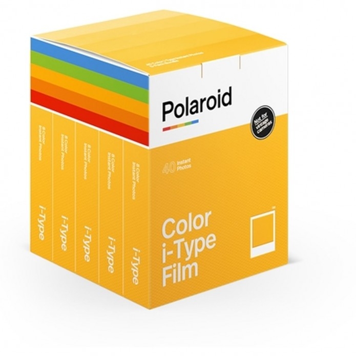 Polaroid Color i-Type Standard, lot de 5 (40 photos instantanées)