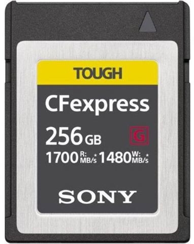 Carte CFexpress Type B Sony 256 Go R1700/W1480