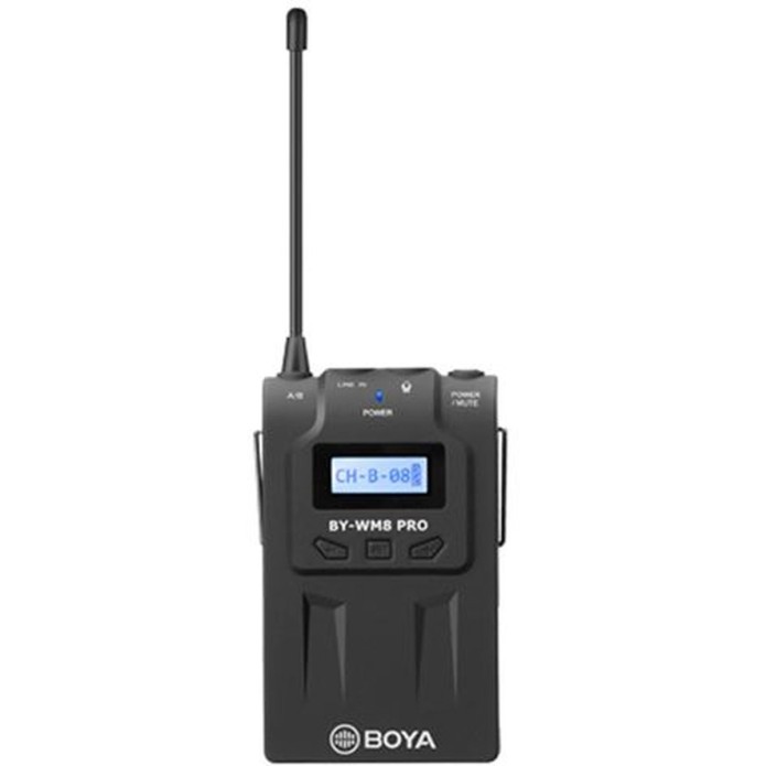 Ensemble de microphones sans fil UHF BOYA BY-WM8 PRO K2 – Système de micro-cravate sans fil à double canal