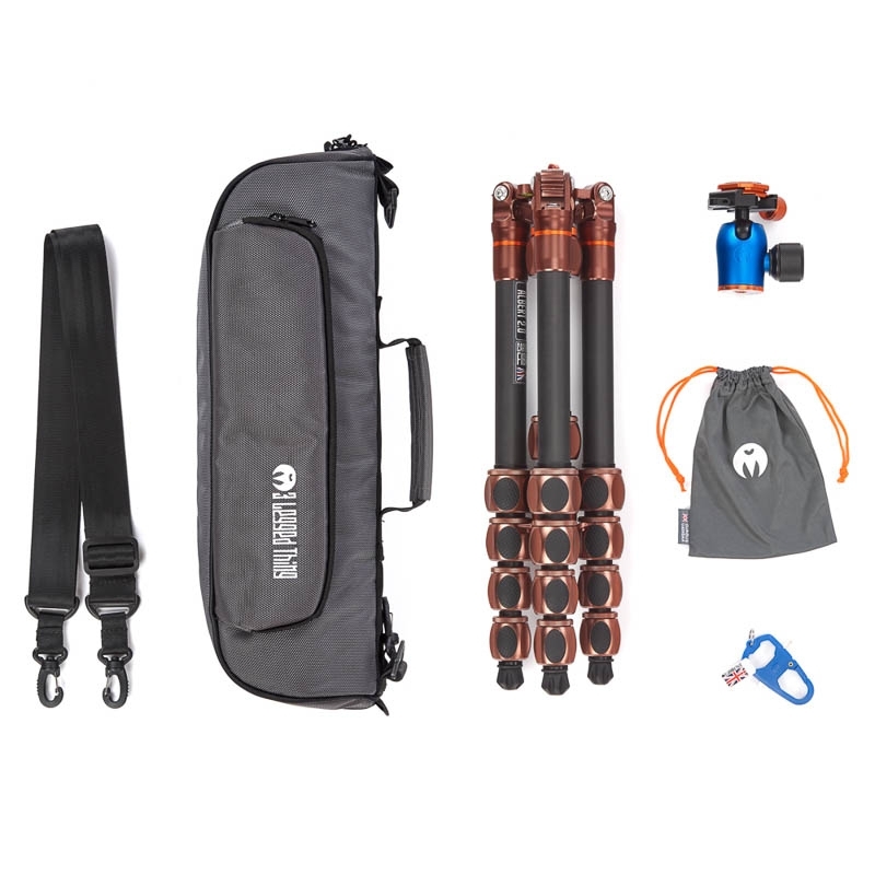 Trépied 3 Legged Thing Pro 2 Albert Carbon + AirHedPro Bronze