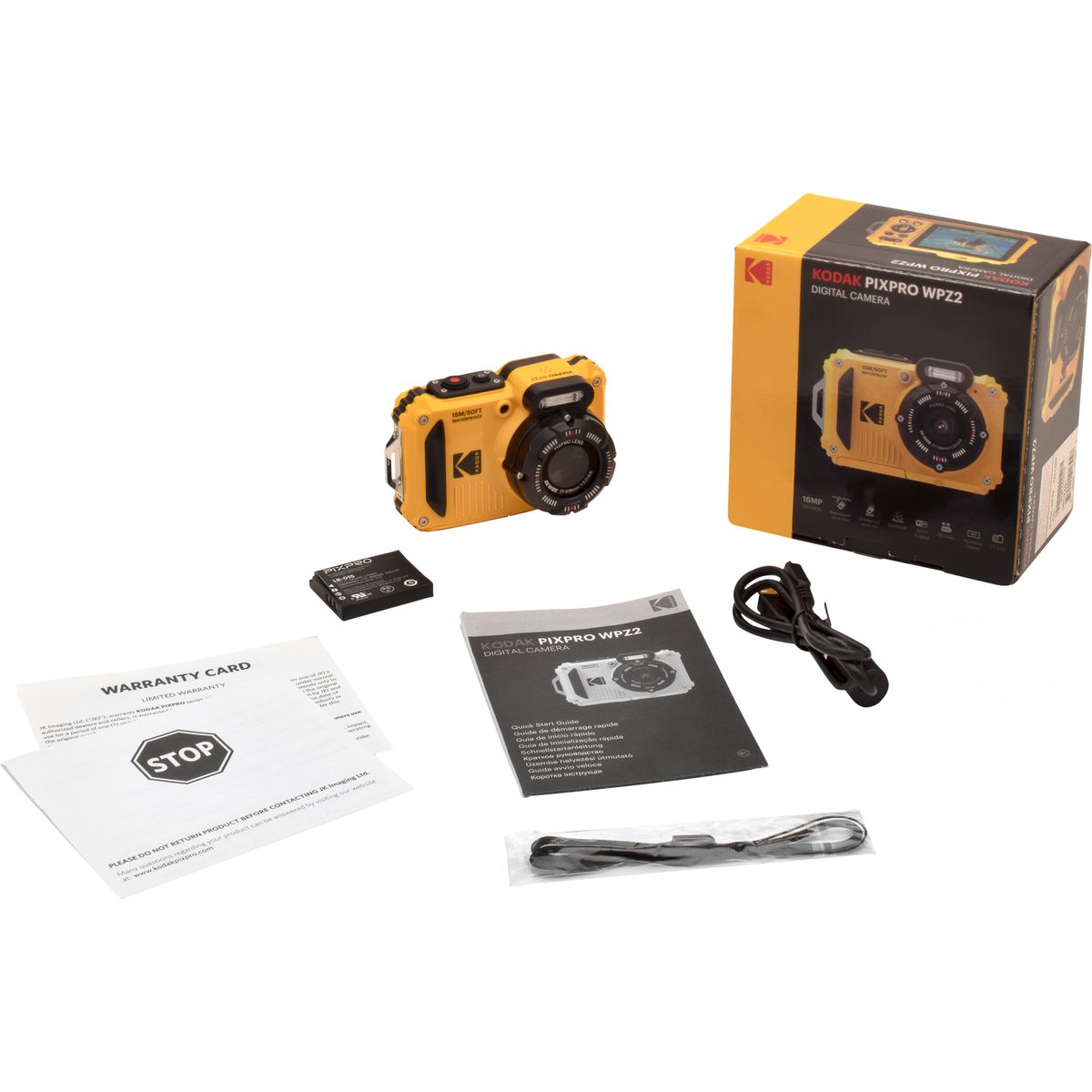 Kodak PixPro WPZ2 Digitalkamera Gelb